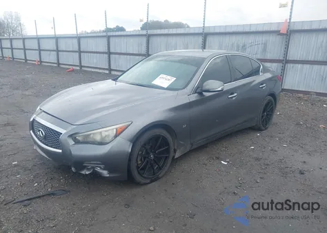 2014 Infiniti Q50 Premium from USA, damaged, VIN JN1BV7AP8EM685219
